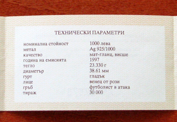 Bulgarian Coin Certificates