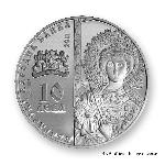 2011 - Манастирът Зограф 925 10 Лева Българска сребърна монета