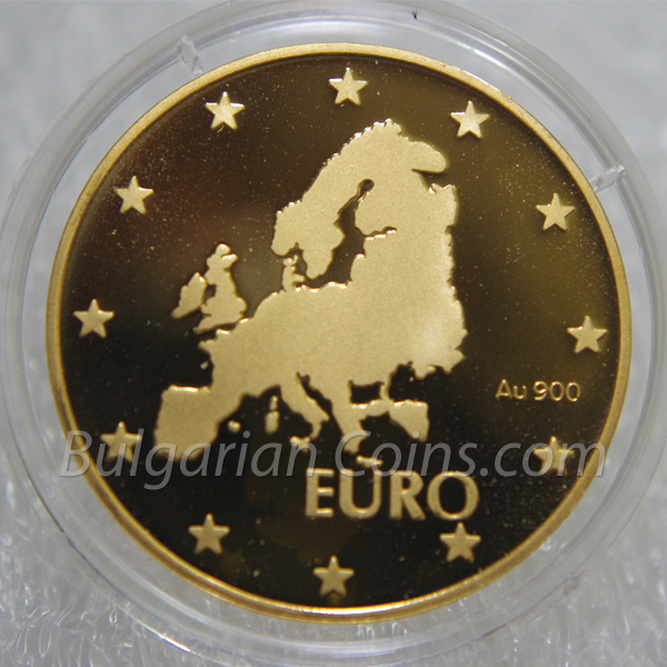 1999 120 години Министерски съвет: EURO монета лице