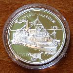 1992 - The Radetzki Steam Liner 925 100 Leva Bulgarian Silver Coin