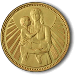 Mother and Child, coin