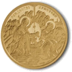 The Nativity, coin
