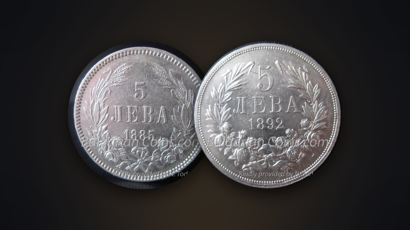 Silver coins 5 leva 1885 and 5 leva 1892 – on such coins polishing reduces the value many times over