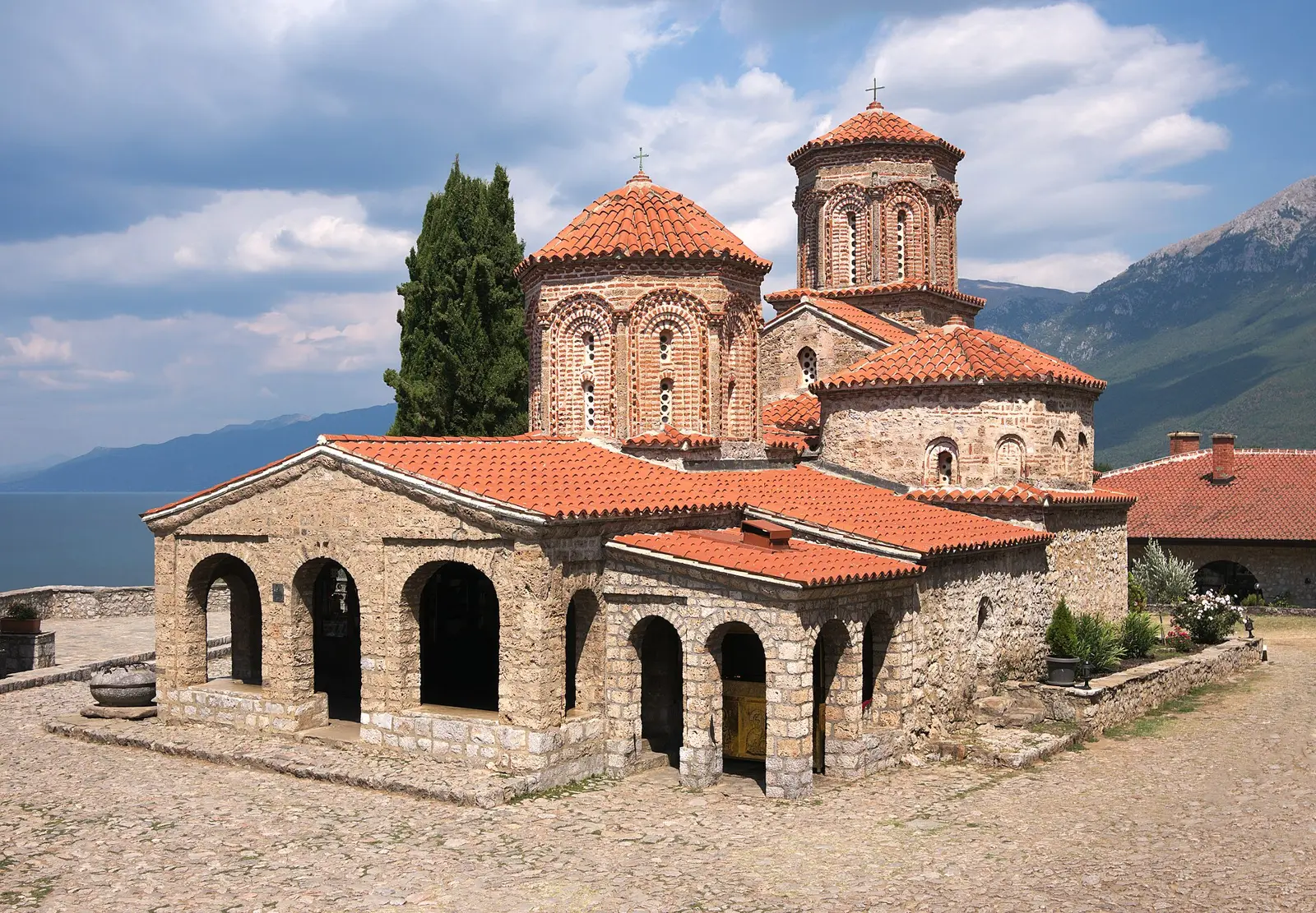 Illustration for the St. Naum coin – The Monastery of Saint Naum near Ohrid