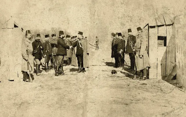 Border post on the bridge at Barakovo between the Principality and the Ottoman Empire