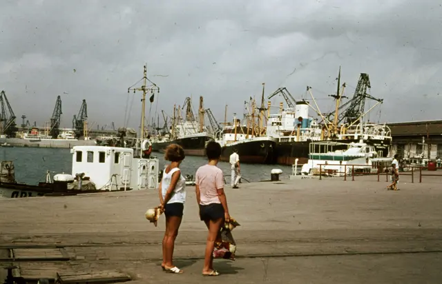 A port in the early 1960s