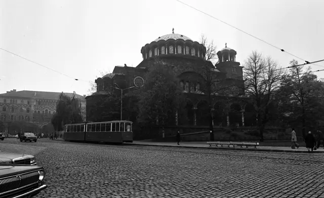 St Nedelya Square (then Lenin Square), Sofia, 1970s