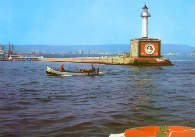 The entrance of Varna harbour