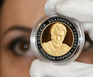 FAMOUS BULGARIAN OPERA SINGER NIKOLAY GYAUROV COMMEMORATED ON THE NEWEST BULGARIAN SILVER COIN
